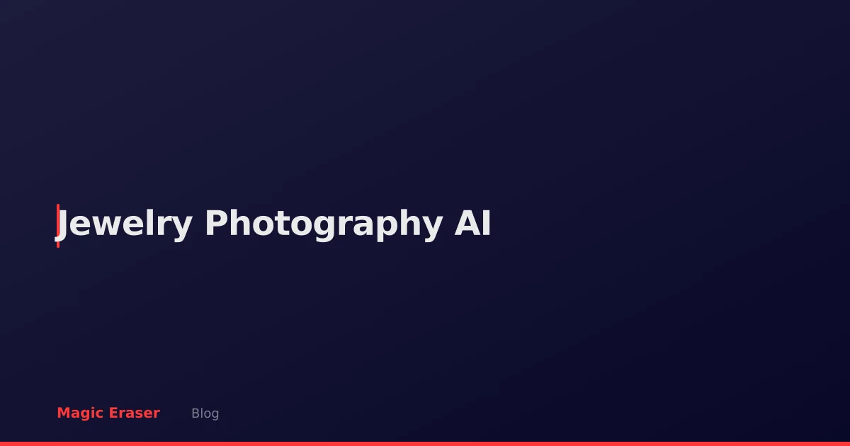 Jewelry Photography: AI Editing for Stunning Product Photos
