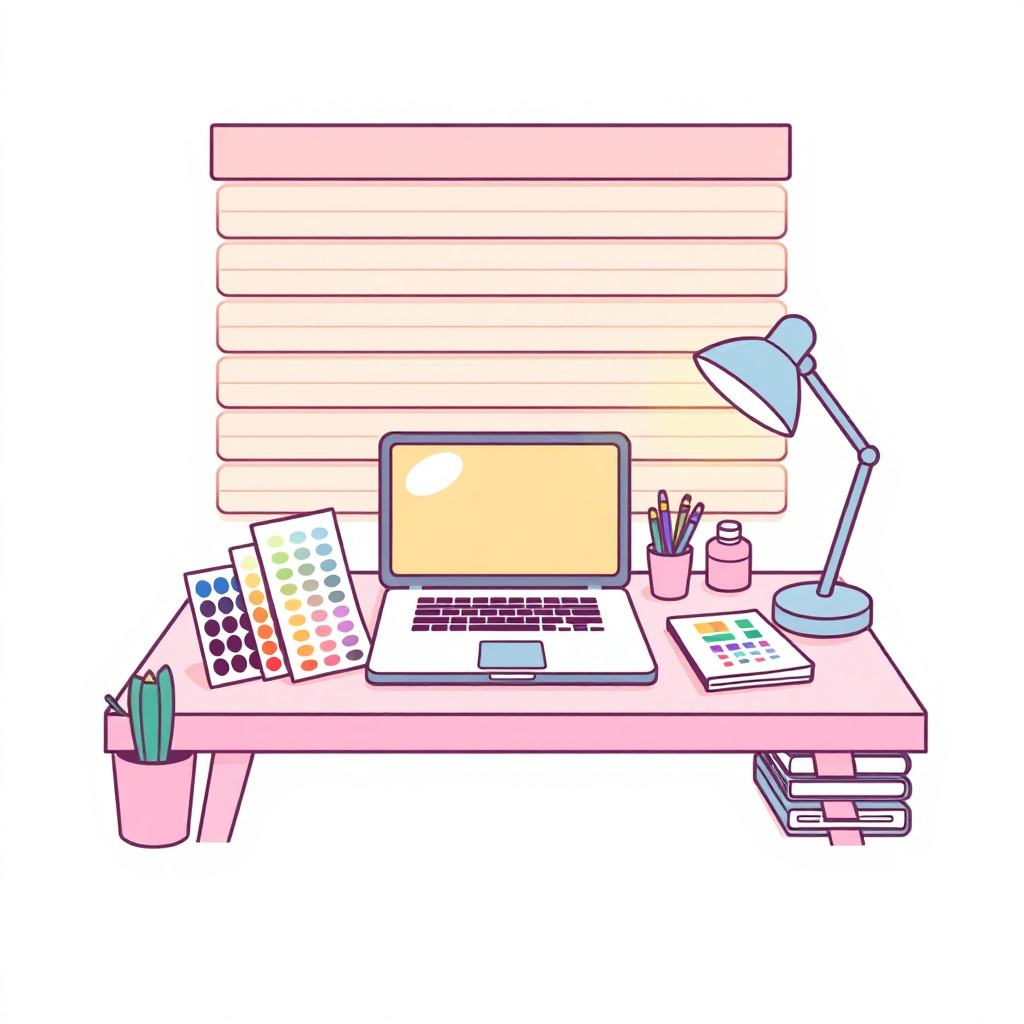 كاواي لطيف AI generated creator workspace example