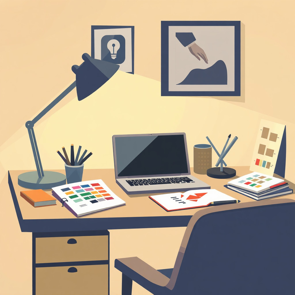 क्यूबिस्ट AI generated creator workspace example