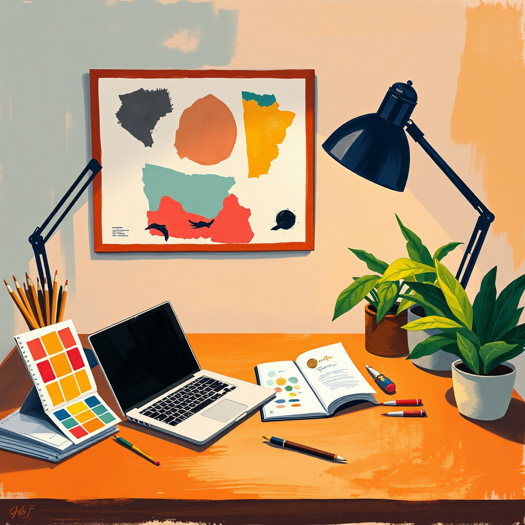 الوحشية AI generated creator workspace example