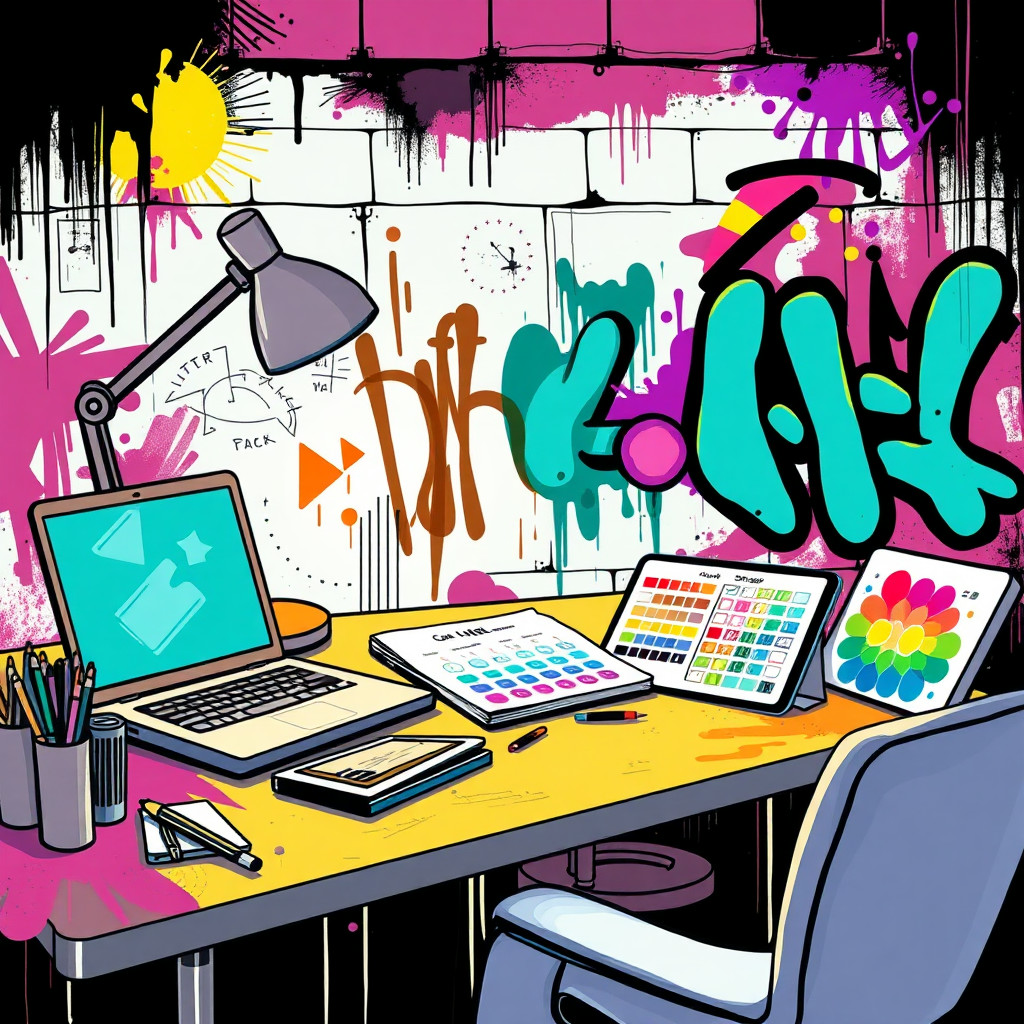 Grafiti AI generated creator workspace example