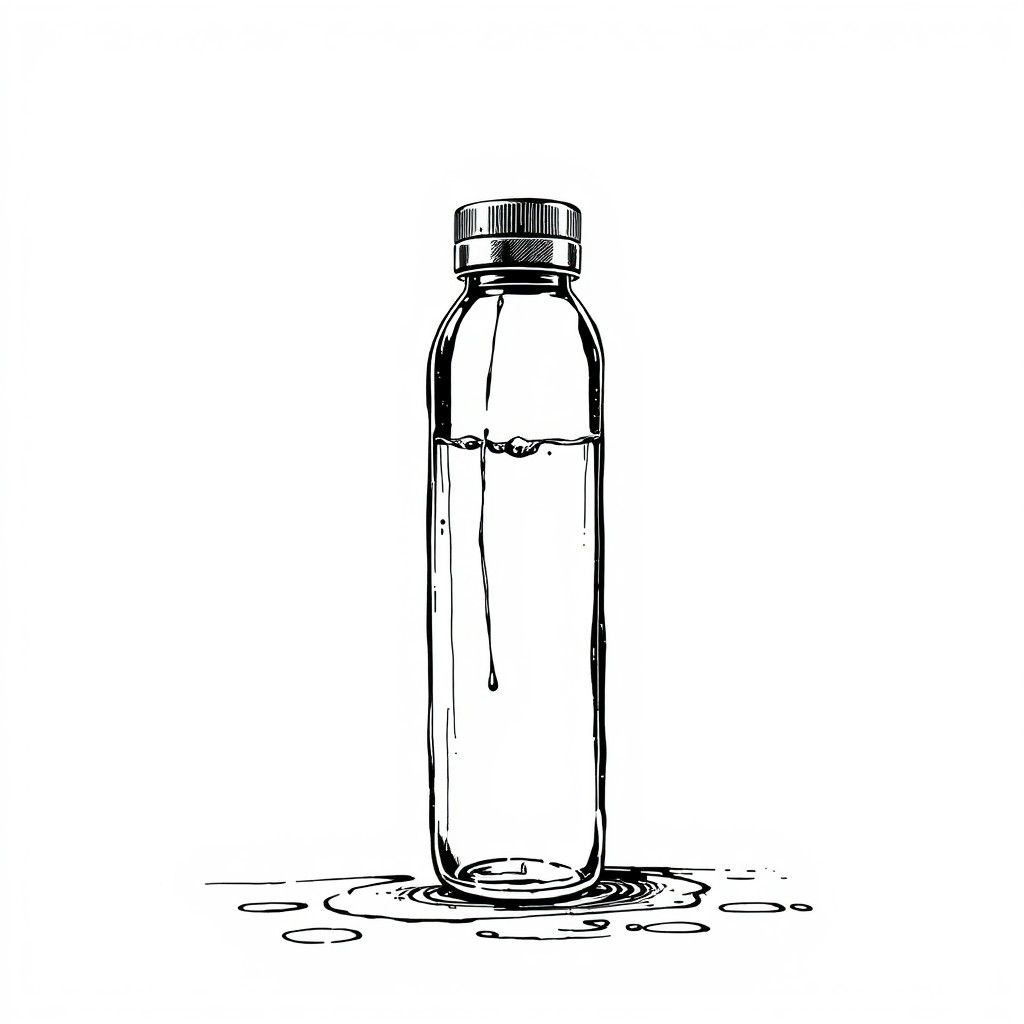 حبر متقطر AI generated product advertising example