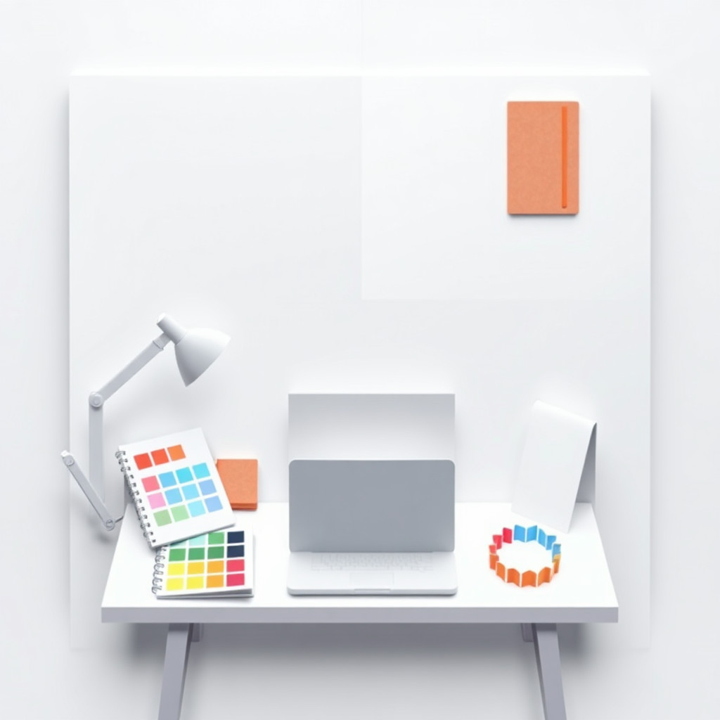 كيريغامي ورقي AI generated creator workspace example