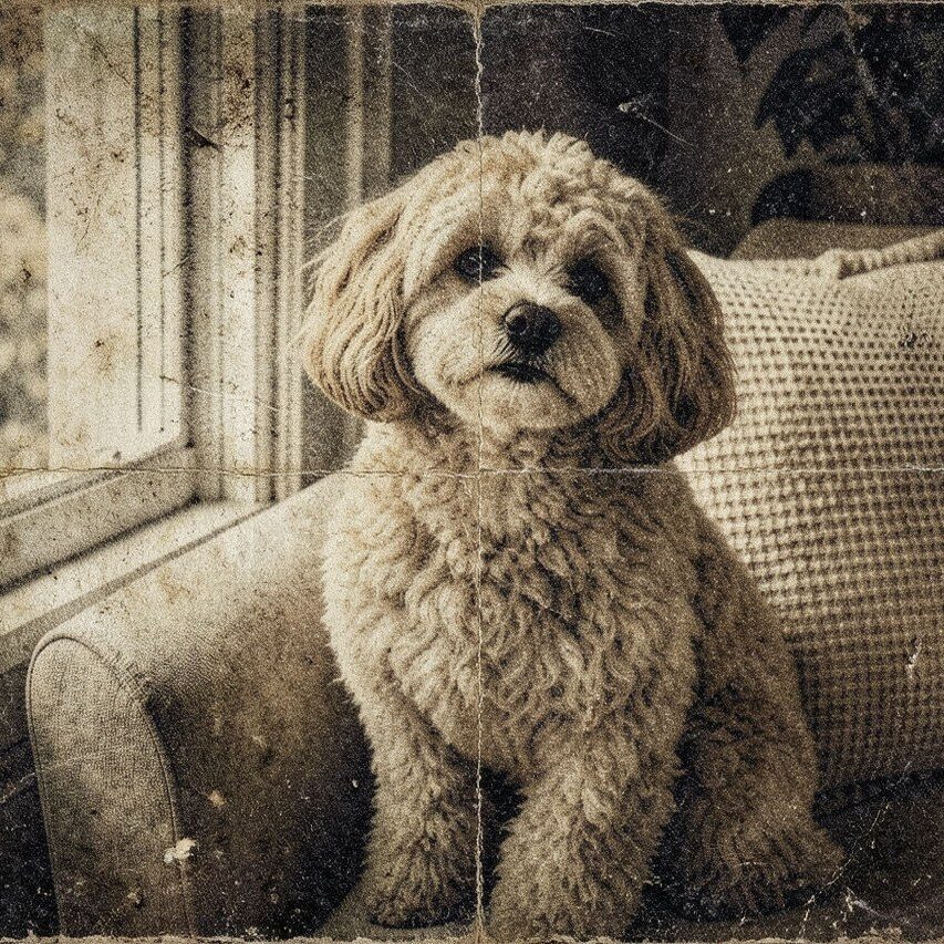Grunge AI filter pet result
