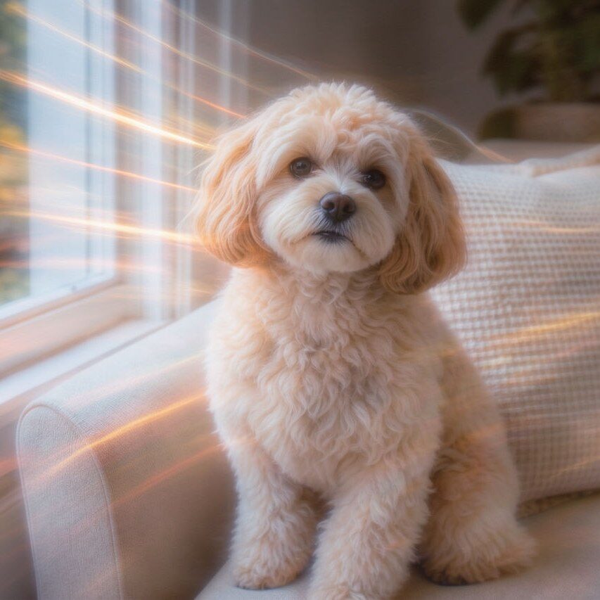 Long Exposure AI filter pet result