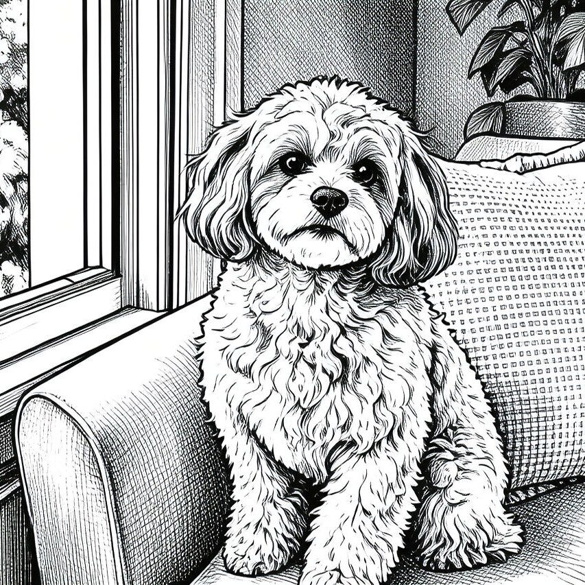 Manga AI filter pet result