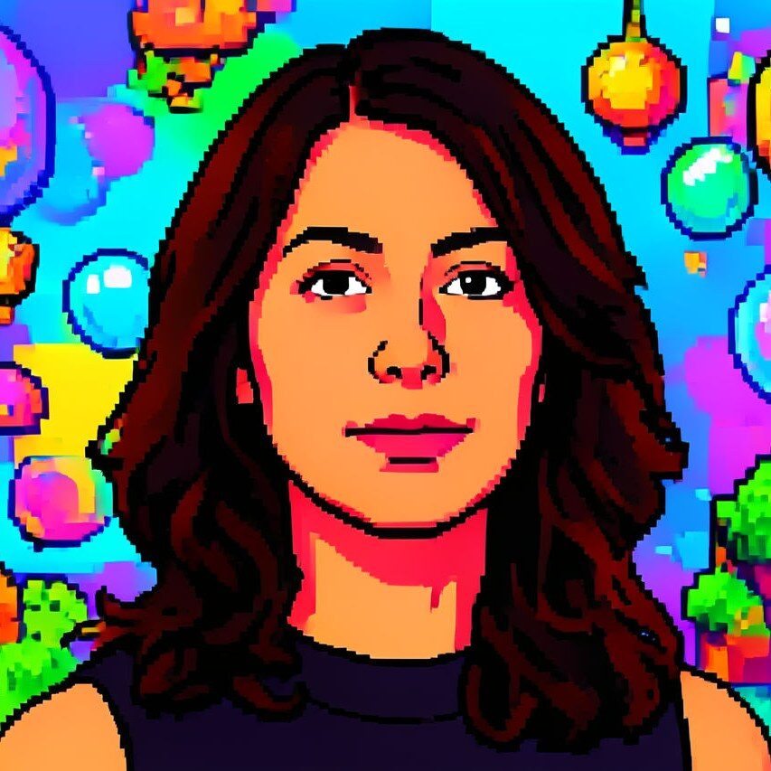 Bubble Bobble AI filter portrait result