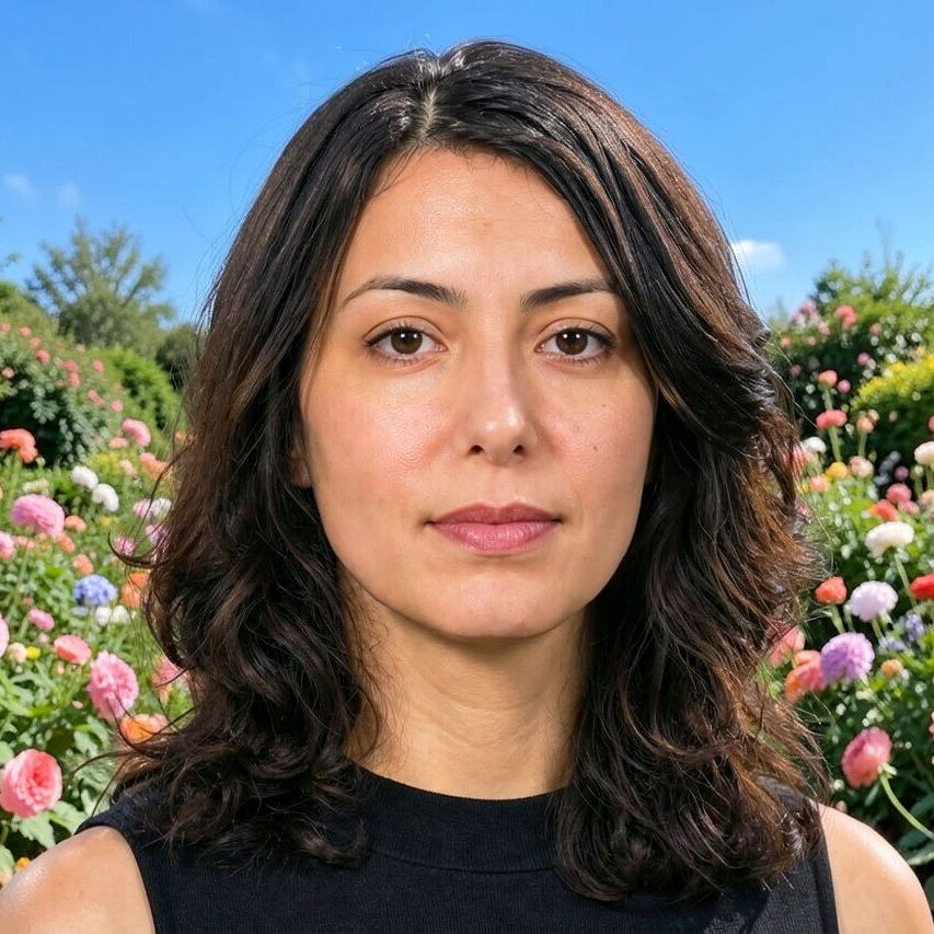 Garden AI filter portrait result