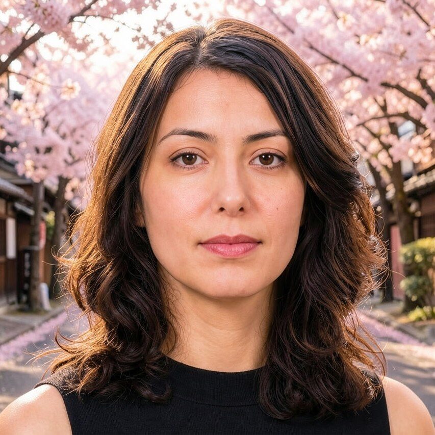 Sakura AI filter portrait result