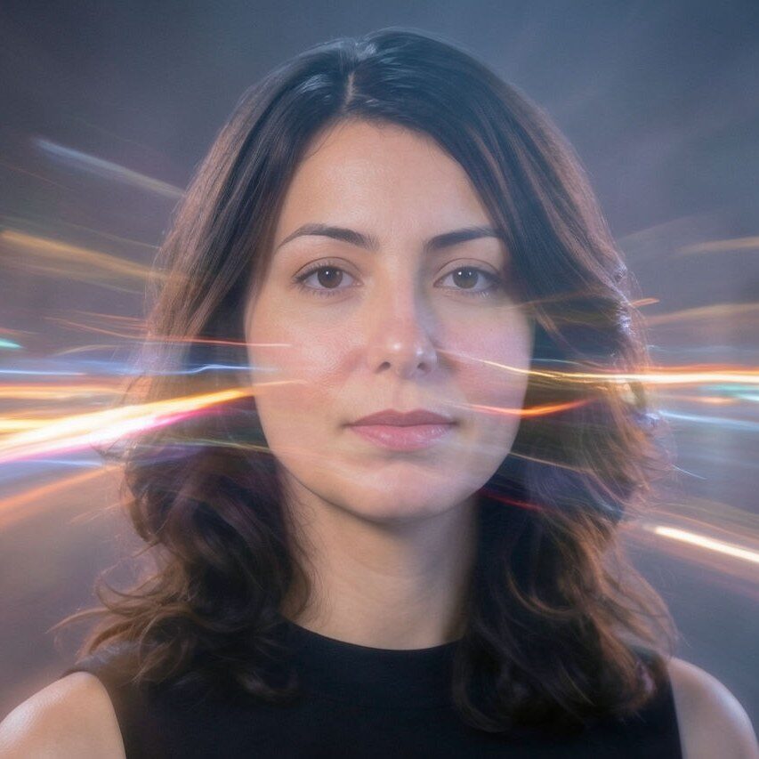 Long Exposure AI filter portrait result
