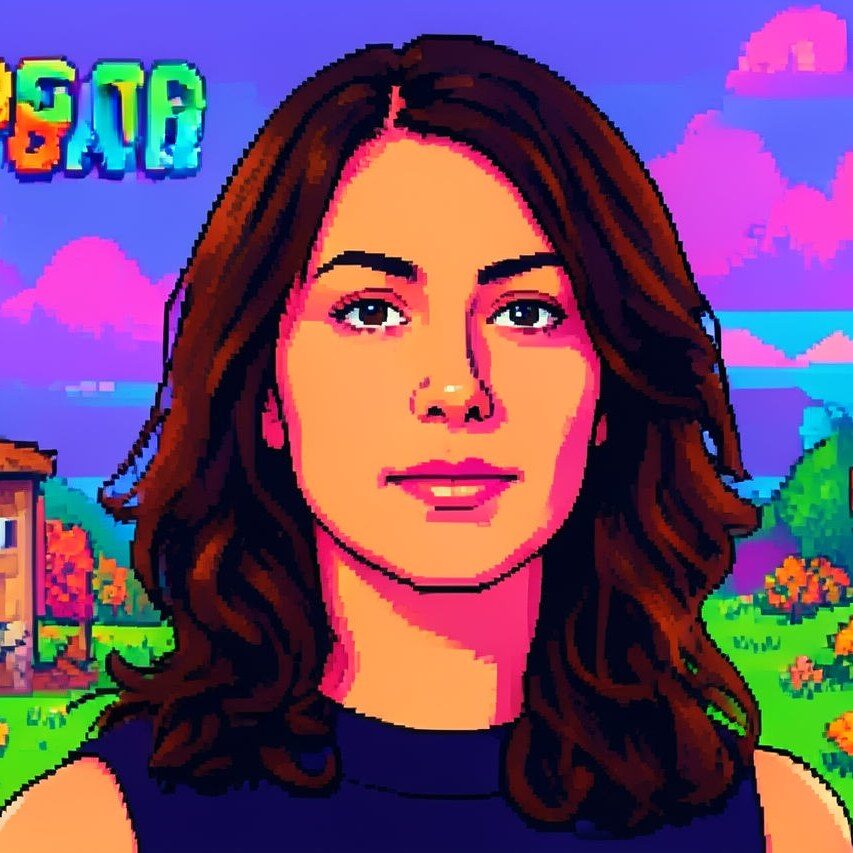 Retro Game AI filter portrait result
