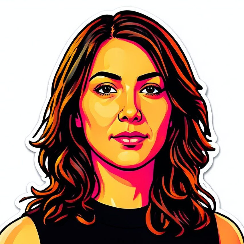 Sticker AI filter portrait result
