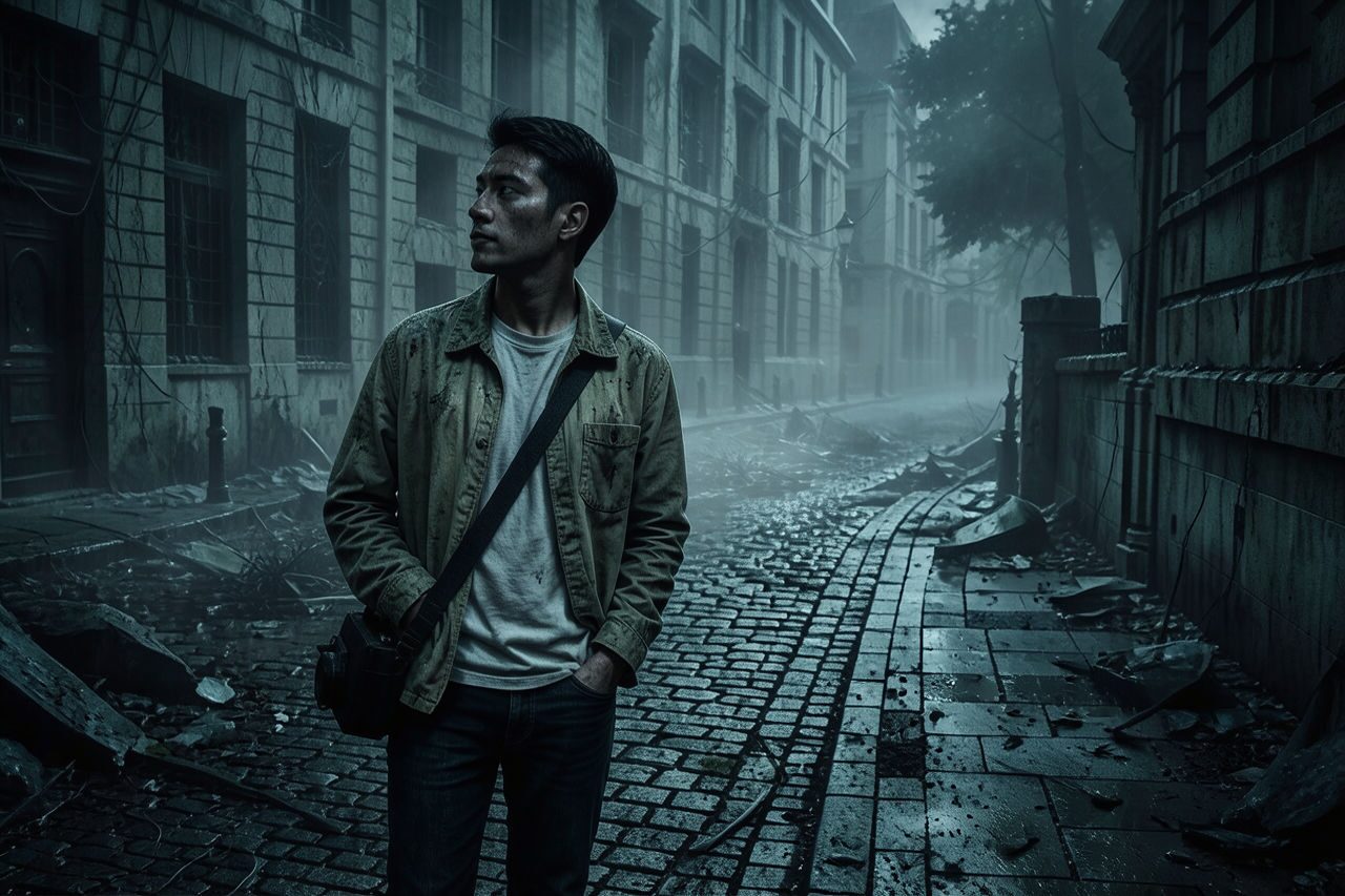 Dystopian AI filter after example