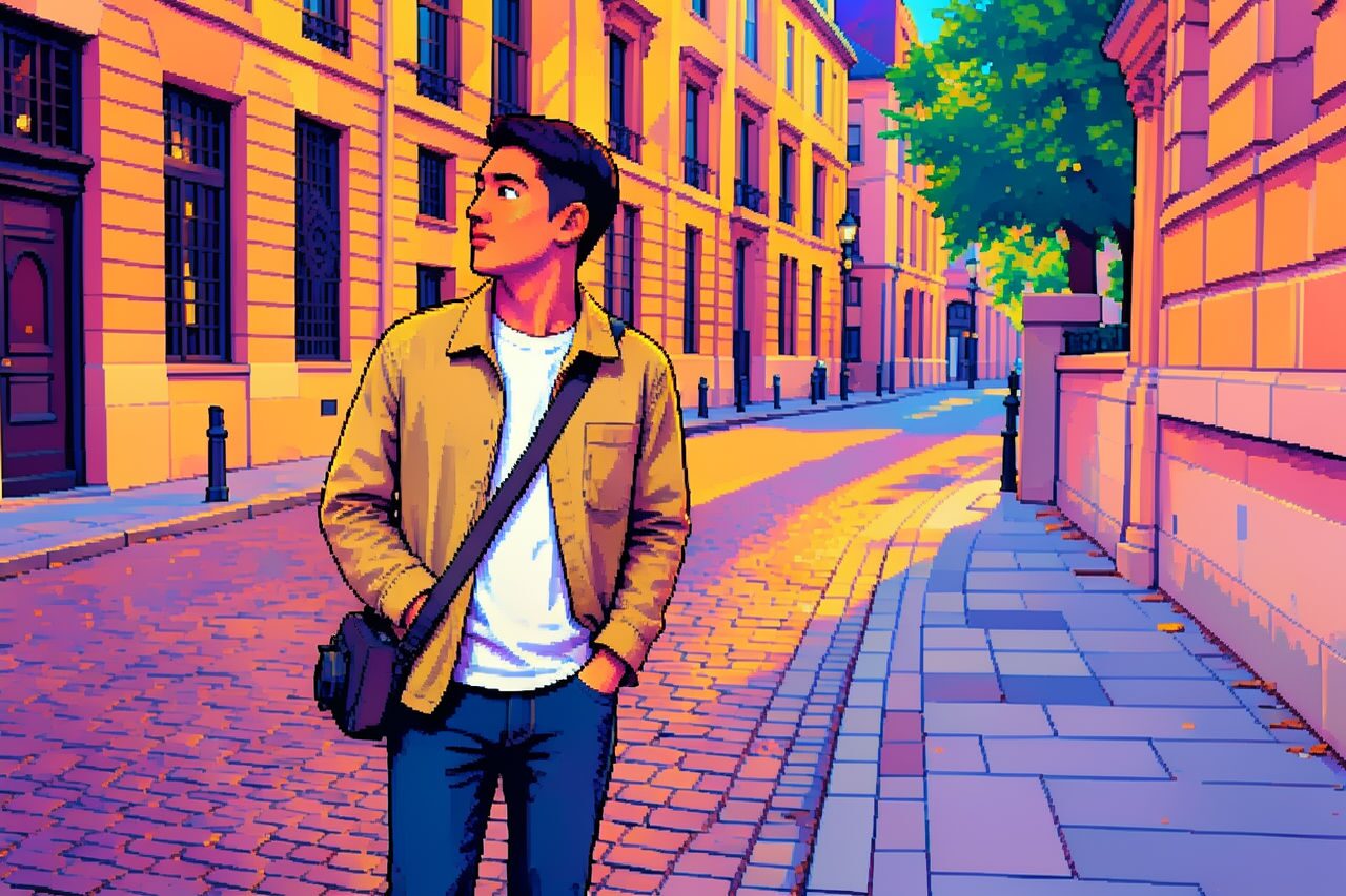 Retro Game AI filter after example