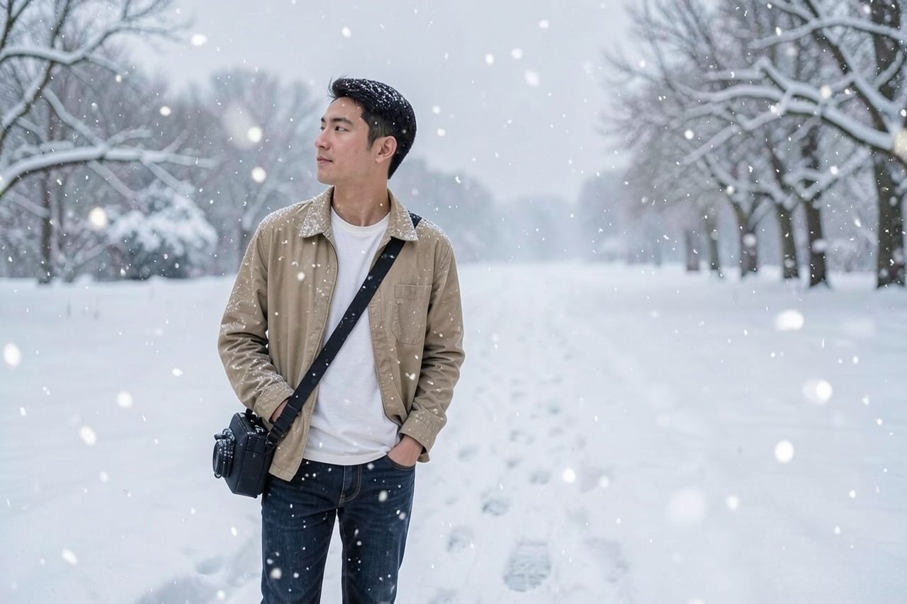 Snow AI filter after example