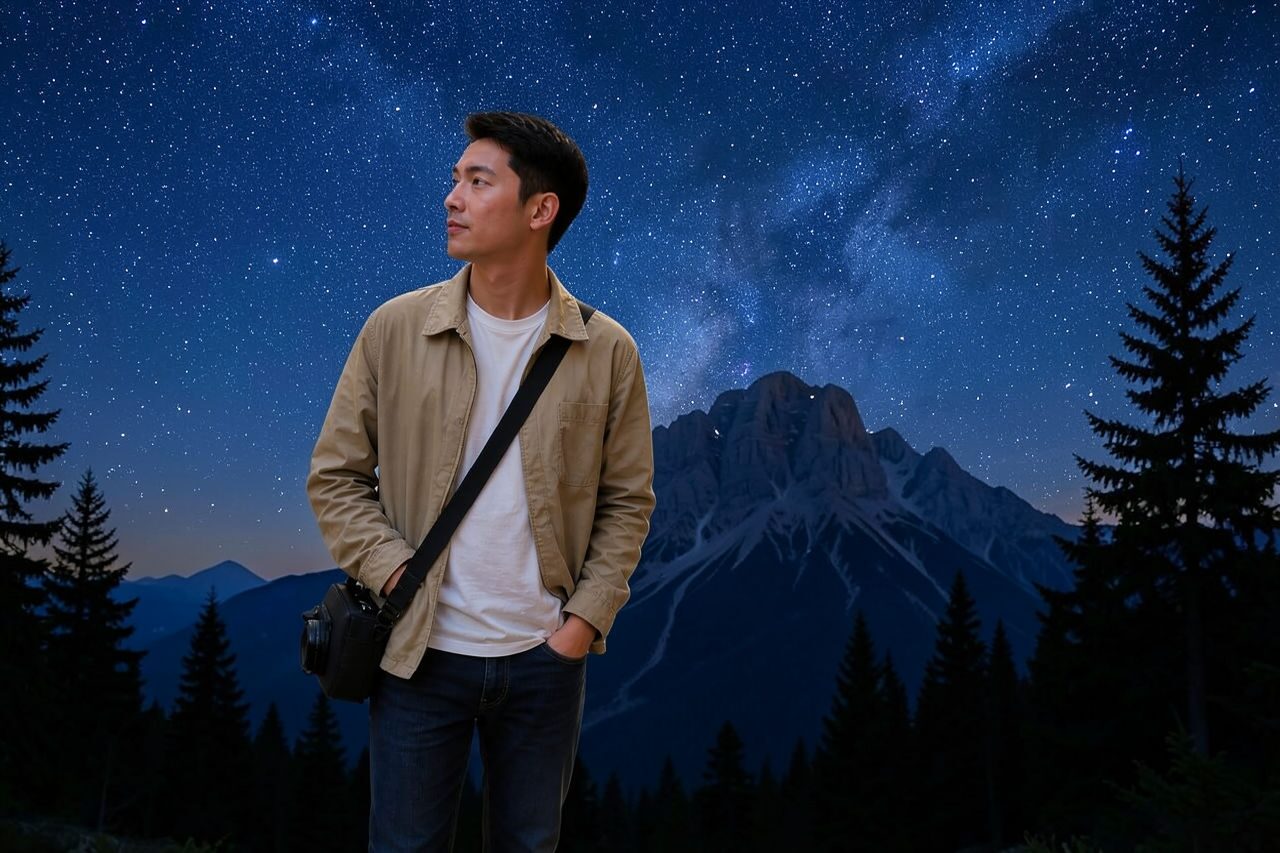 Starry Night AI filter after example