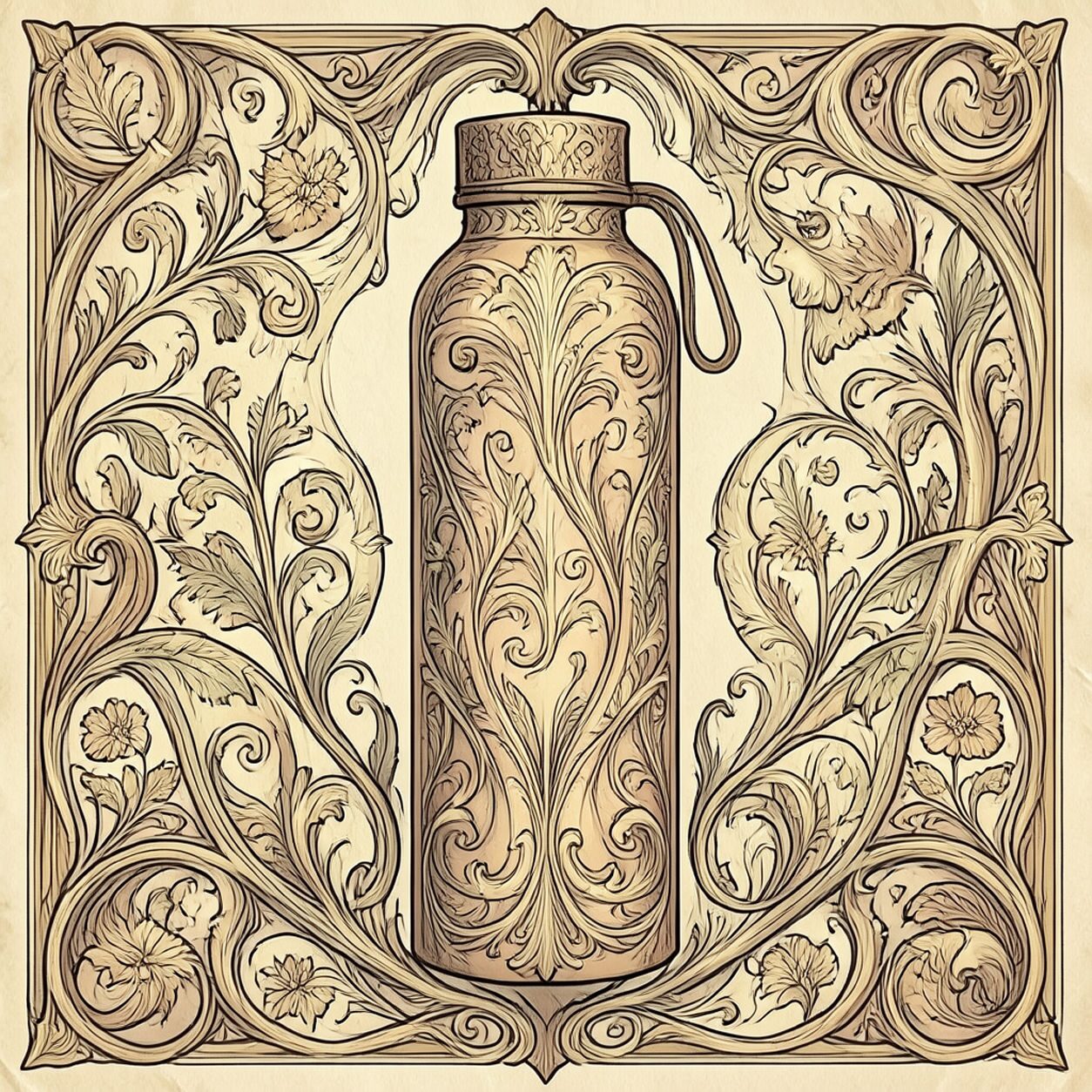 Art Nouveau AI filter product result