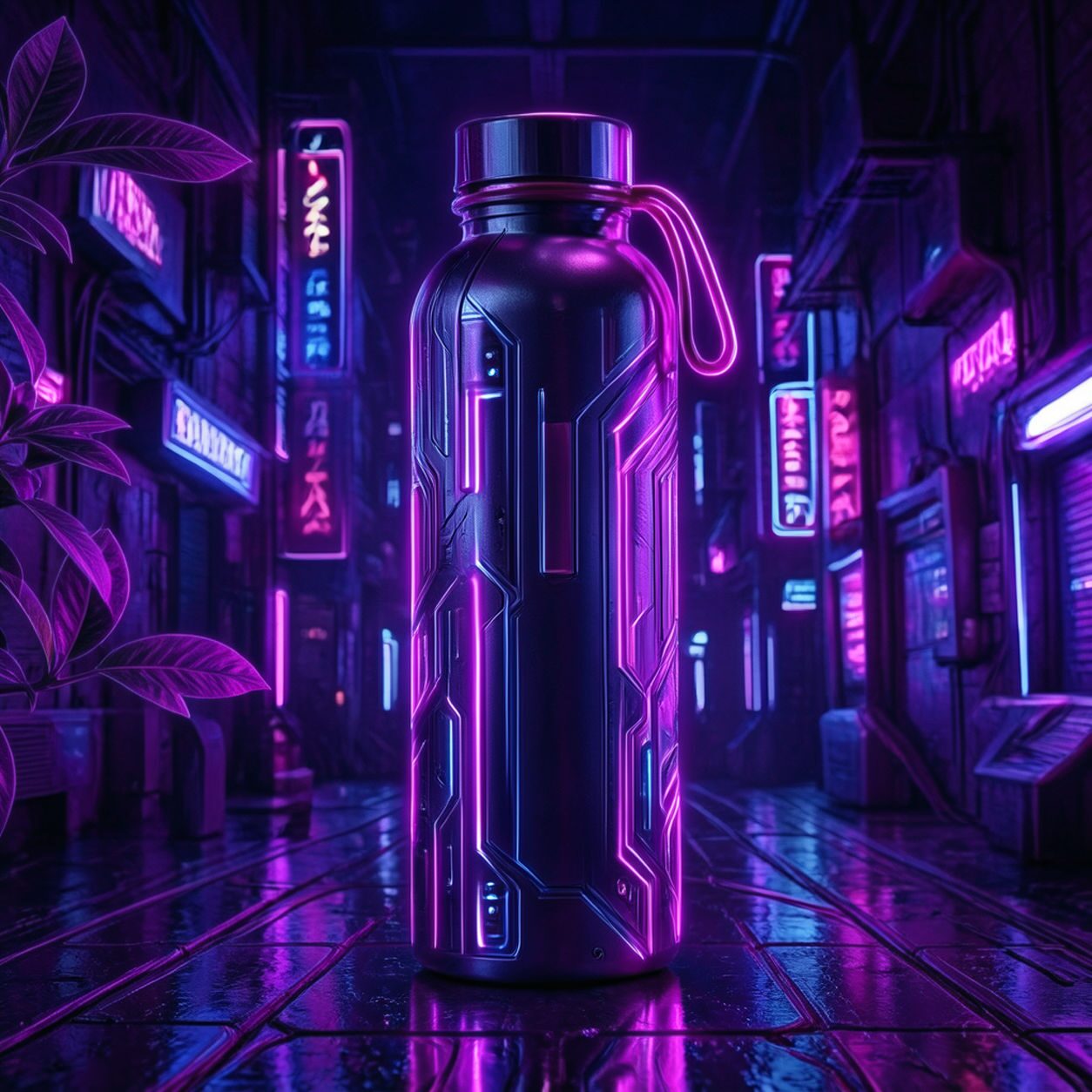 Neon Punk AI filter product result