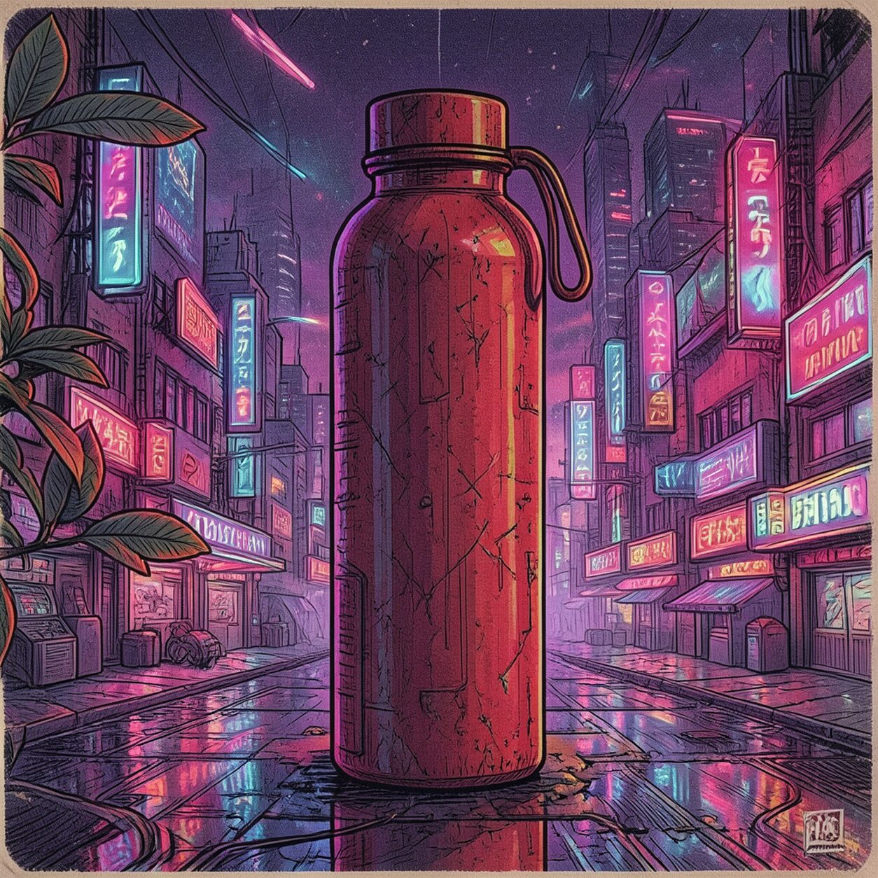 Retro Cyberpunk AI filter product result
