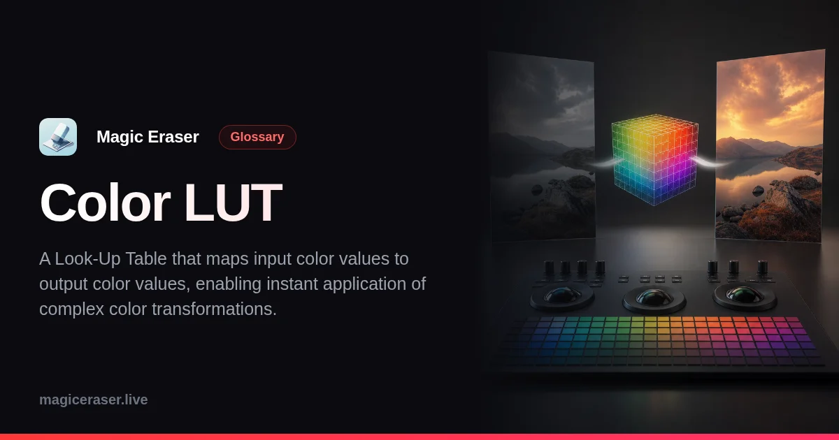 Color Lut Array Color LUT — Photo Editing Glossary | Magic Eraser