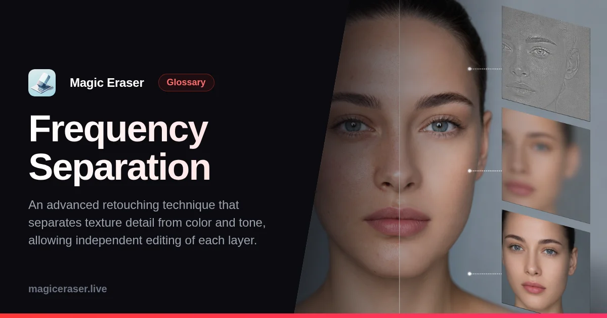 Magic Frequency Frequency Separation — Photo Editing Glossary | Magic Eraser